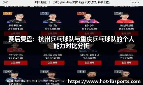 赛后复盘：杭州乒乓球队与重庆乒乓球队的个人能力对比分析